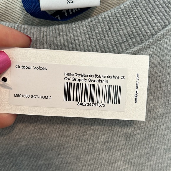 NWT OV Graphic Sweatshirt from Outdoor Voices - Picture 10 of 10
